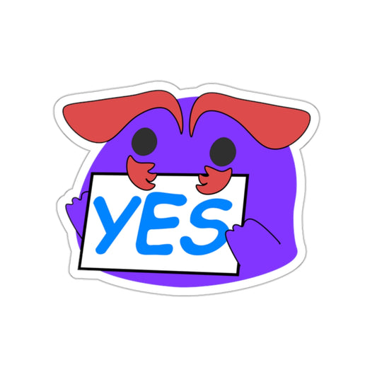 "The Sign Says Yes" Sticker