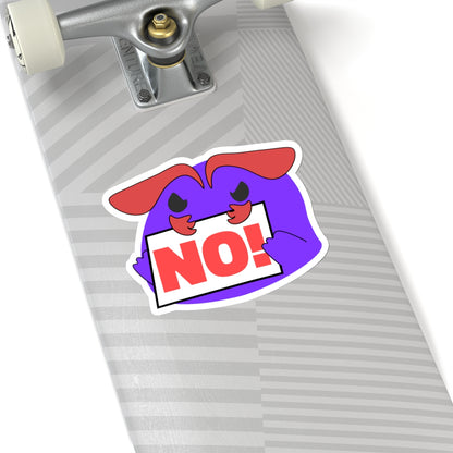 "The Sign Says No!" Sticker
