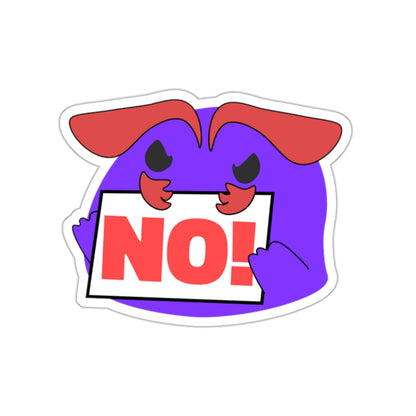 "The Sign Says No!" Sticker